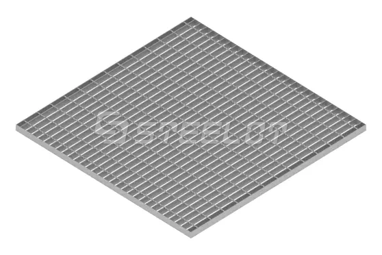 РЕШЕТЧАТЫЙ НАСТИЛ SP 34Х76/30Х3 ZN 1000Х1000 ММ