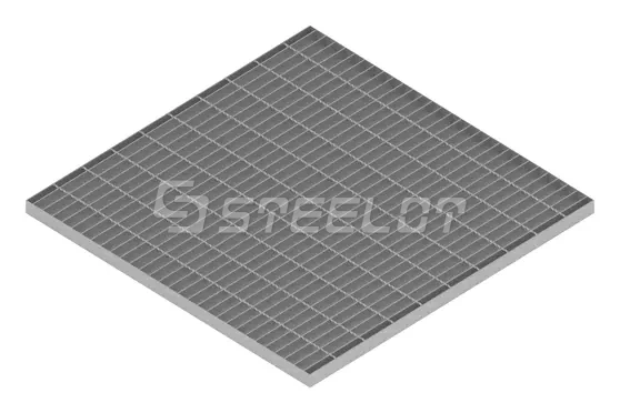 РЕШЕТЧАТЫЙ НАСТИЛ SP 34Х101/40Х3 ZN 1000Х1000 ММ