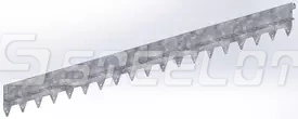 Разделитель-бордюр T-образный 1200-135-21,6-2
