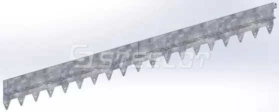 Разделитель-бордюр T-образный 1200-135-21,6-2