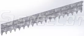 Разделитель-бордюр T-образный 1200-170-21,6-2