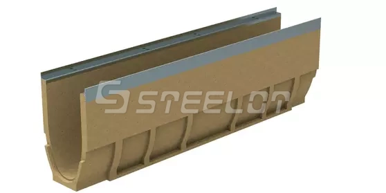 Лоток водоотводный полимербетонный SteePro PB DN150 H310
