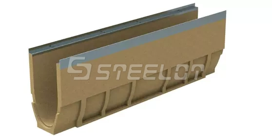 Лоток водоотводный полимербетонный SteePro PB DN150 H320