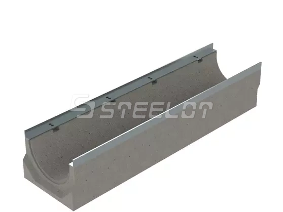Лоток водоотводный бетонный SteePro M DN200 H195