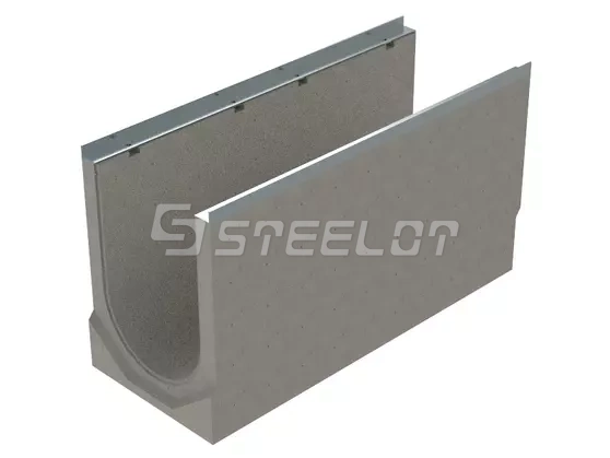 Лоток водоотводный бетонный SteePro M DN300 H550
