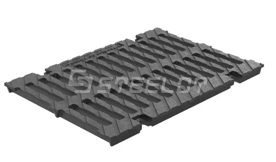 Решетка чугунная щелевая SteePro DN300, кл. С250