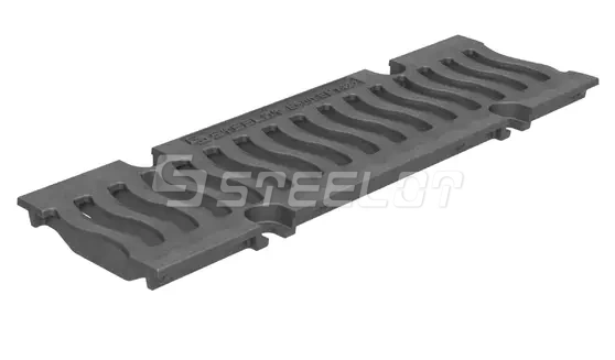 Решетка чугунная щелевая SteePro DN110, кл. E600