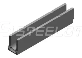 Бетонные водоотводные лотки SteePlus M DN100 каскадом