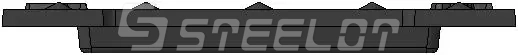 Решетка чугунная щелевая SteeStart DN100, кл. С250