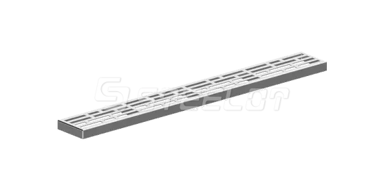 Решетка перфорированная щелевая SteeProm DN100