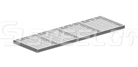 Решетка перфорированная щелевая SteeProm DN300