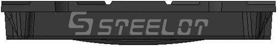 Решетка чугунная щелевая SteePro DN100, кл. D400