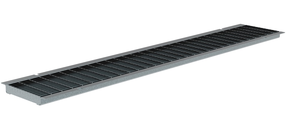 Решетка стальная ячеистая DN150 B125